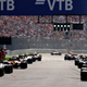 The Formula One field on the grid at the Russian Grand Prix.